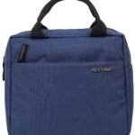 Wooum Lunch Bag for Men & Women, Office Tiffin Bag, Travel Lunch Pouch with Handle, Water Resistant Lunch Box, Insulated Tiffin Bag for School, College, Picnic – Navy Blue