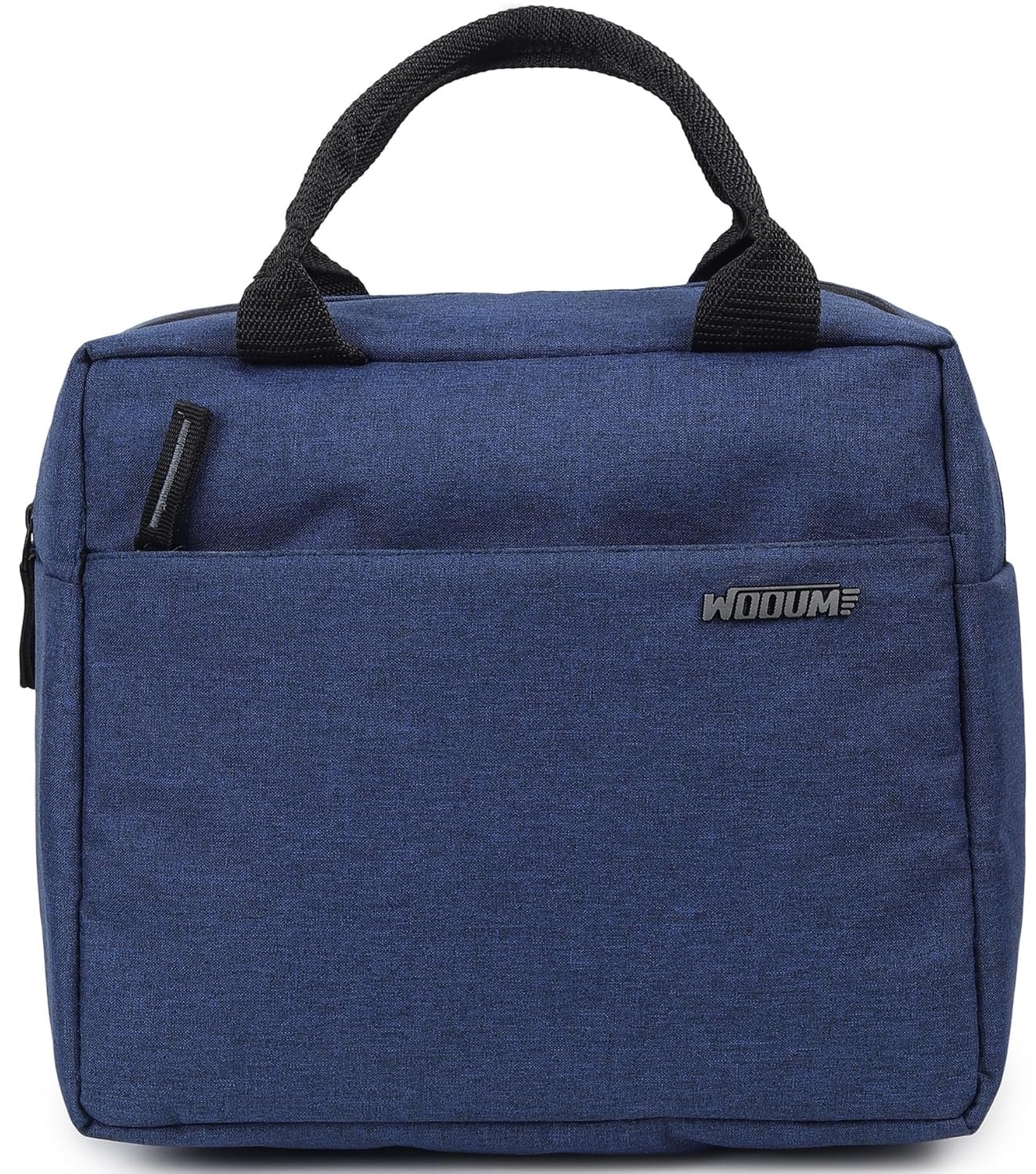 Wooum Lunch Bag for Men & Women, Office Tiffin Bag, Travel Lunch Pouch with Handle, Water Resistant Lunch Box, Insulated Tiffin Bag for School, College, Picnic – Navy Blue