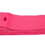 16×21 Inch D-Cut Cloth Carry Bag | Eco-Friendly Reusable Handle Shopping Bag for Daily Use Gifting and Retail | Strong & Durable Fabric Bag | Pack of 50 | Pink