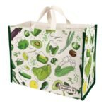 DOUBLE R BAGS Big Heavy Duty Large Eco Cotton Canvas Grocery Shopping Bag for Men & Women Vegetable Milk Fruits with Hand Carry Handle Lunch Box Jhola Tote Bags