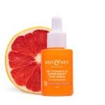 DOT & KEY 10% Vitamin C + E Serum with 5% Niacinamide | Vitamin C Serum for Glowing Skin, Fades Dark Spots & Hyperpigmentation | Infused with Blood Orange & Pumpkin | Targets Dull & Uneven Skin | For All Skin Types | 10ml