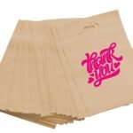 Krupa Enterprise Present 12×16 Inch Thank You Bags for Gift Shops, Vendors & Resellers | Multi-Purpose Shopping & Packaging Bags | Strong, Durable & Reusable | Pack of 50