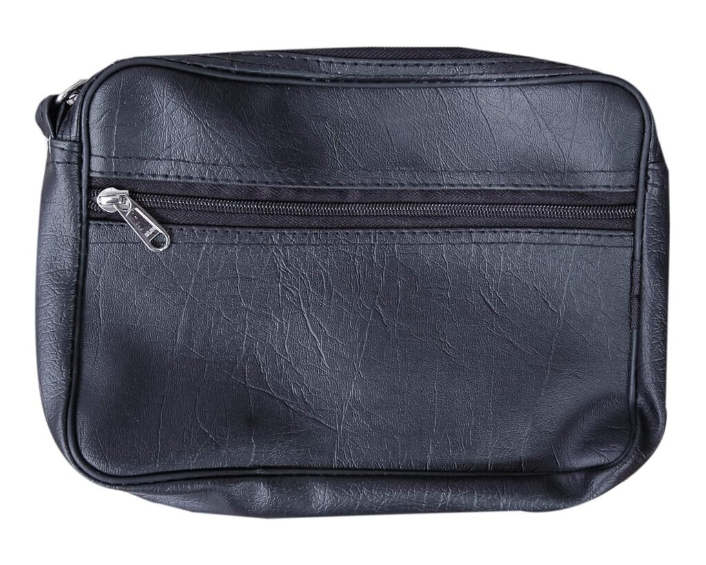 POSITIVE VIBES We Believe in Quality Products Small Multipurpose Bag for Car Documents Passport and Bank Papers – Travel Utility Pouch for Secure Document Carry