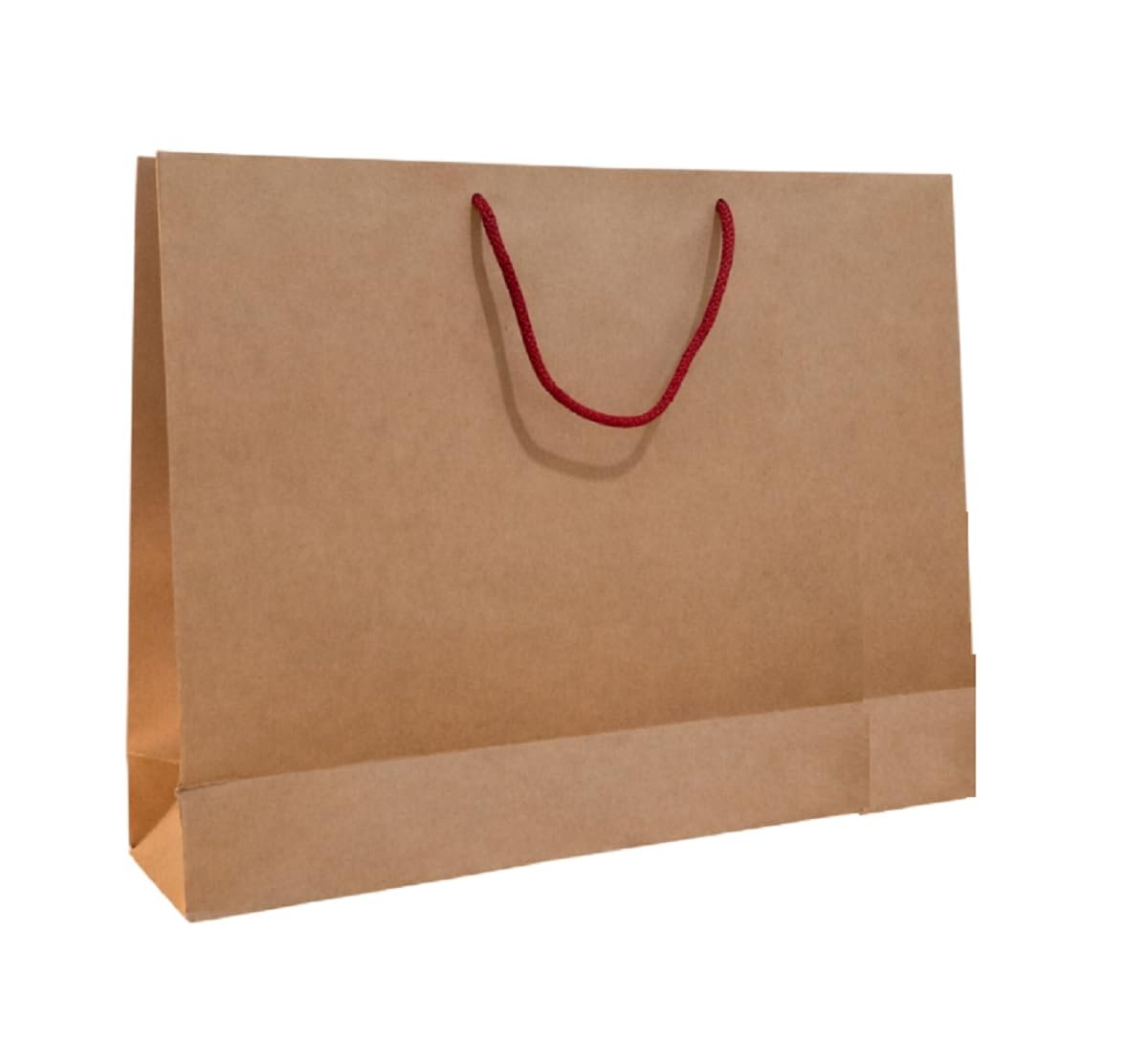 Reusable Handmade Paper Shopping Bags with Handles for Weddings & Small Business| Carry Bag | Gift Bag | Shopping | Recyclable Bag |12x16x4 Inch | Pack of 10