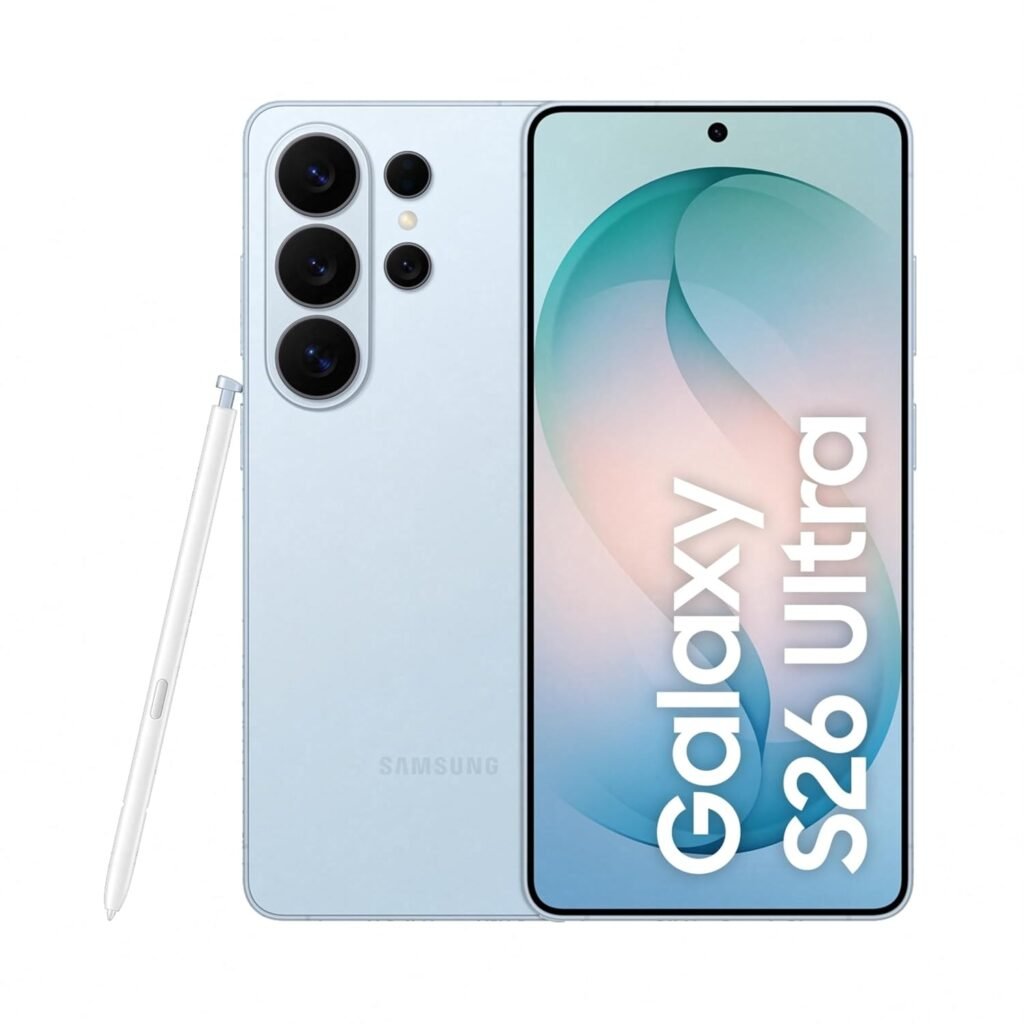 Samsung Galaxy S26 Ultra 5G (Sky Blue, 12GB RAM, 256GB Storage) with Built-in Privacy Display, AI Phone, Photo Assist, Creative Studio, 200MP Camera, 5000mAh Battery and Snapdragon 8 Elite Gen 5