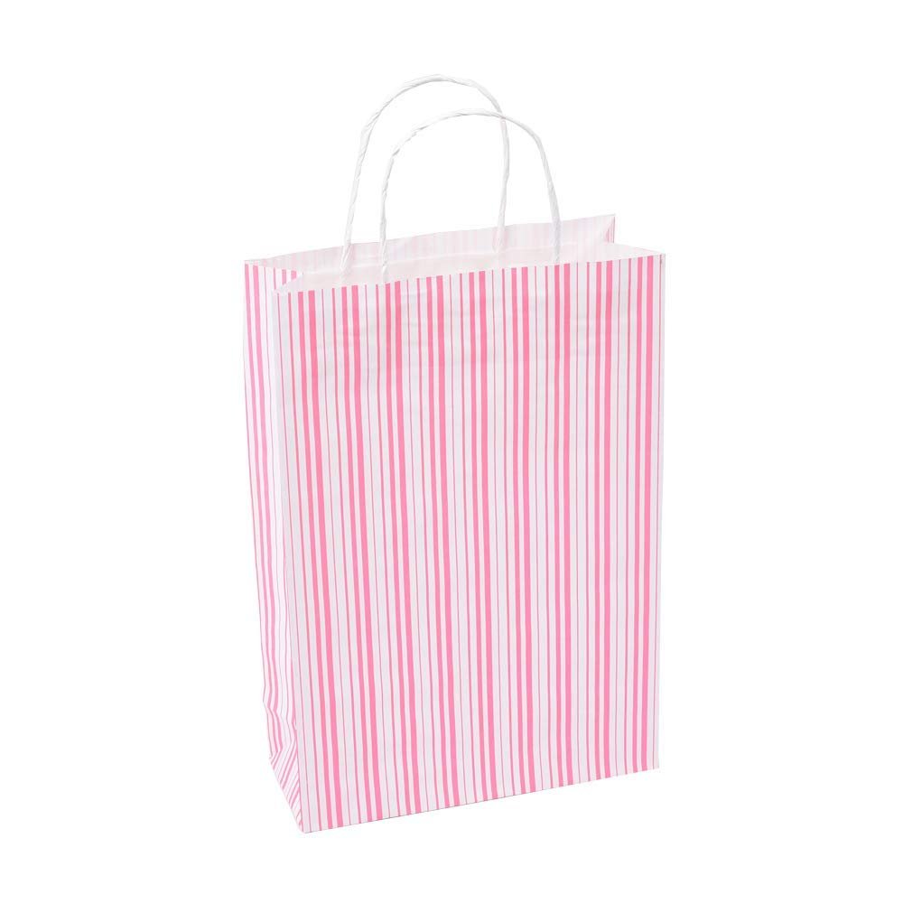 Sapco Gift Paper Carry Bag Pack of 10(Pink)