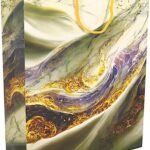 Unwrap Delights Pack of 12pcs (Each 16.5X13X4.5 inches) Stylish and Durable Paper Bags – Large Carry Bags for Gifting and Return Gifts (200 GSM).