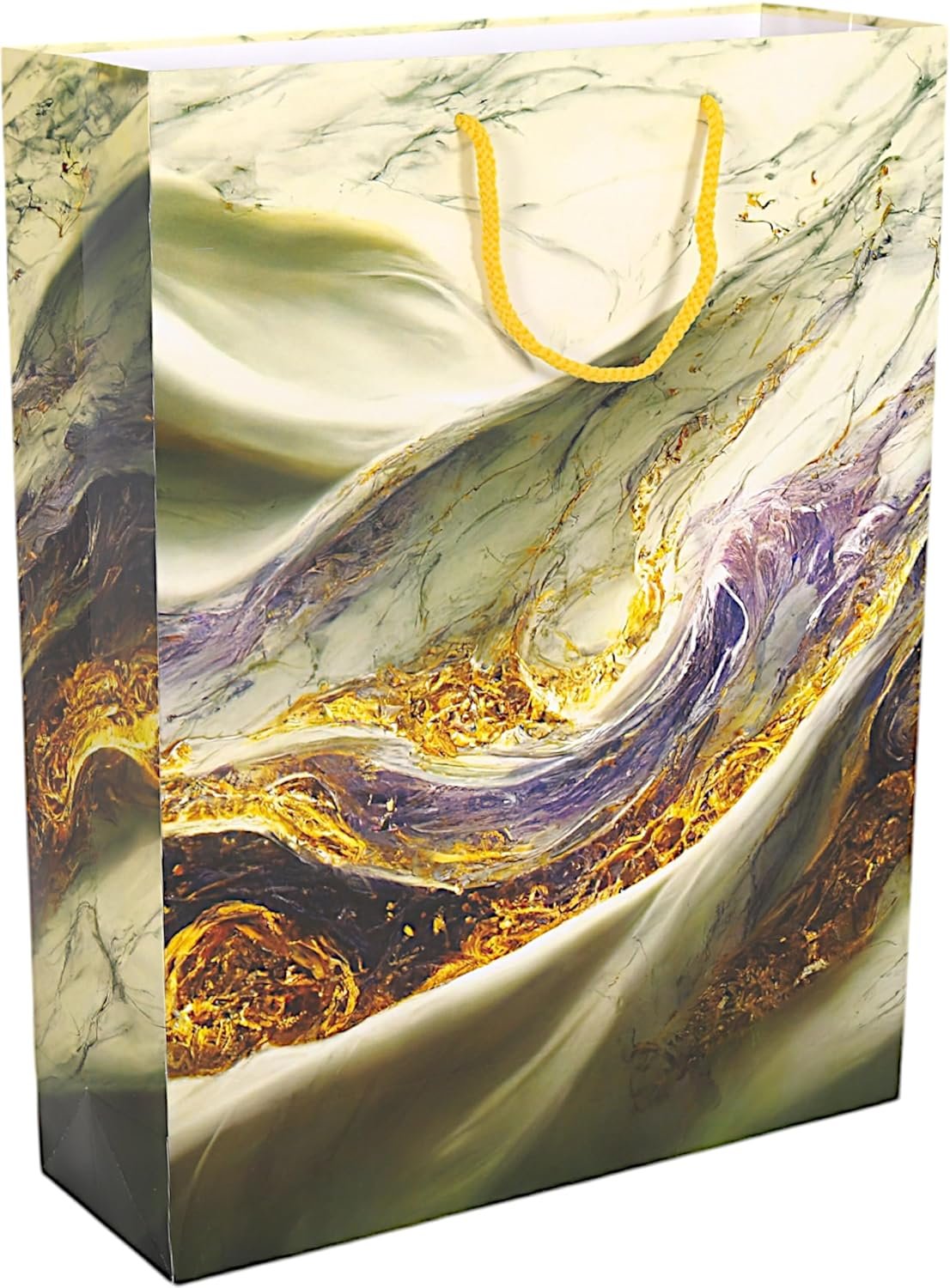 Unwrap Delights Pack of 12pcs (Each 16.5X13X4.5 inches) Stylish and Durable Paper Bags – Large Carry Bags for Gifting and Return Gifts (200 GSM).