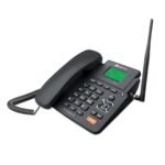 Beetel Fixed Landline Phone Wireless with Display, Dual Sim GSM Only, Two Way Speaker Phone with Adjustable Ringer & Call Volume, Call Recording, FM Radio, MP3 Audio Player, Alarm(Black)(F2N Pro)