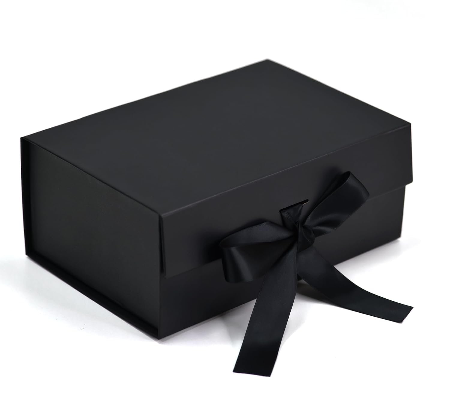 RBS® – Gift Box (23 x 16 x 10cm) Gift Boxes for Packaging (1 Pack) Decorative Gift Box empty Multipurpose Gift Hampers Holds Upto 5 kg Occasion Gifting Box Foldable Gift Packaging Boxes (Black)