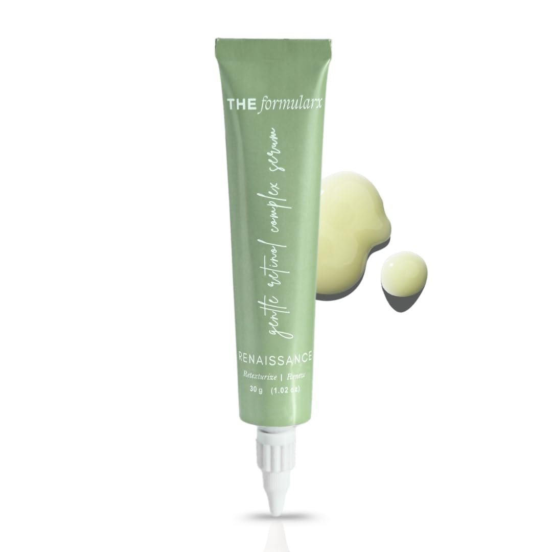 The Formularx 0.1% Retinol + 0.5% Granactive Retinol Gentle Complex Serum With Niacinamide & Bakuchiol | For Acne, Acne Marks, Dark Spots, Wrinkles, & Pores | Anti Aging & Brightening Face Serum | 30G