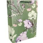 Arrow Paper Products Arrow Paper Bags Popudi Flower Return Green Gift Bags For Gifting, Weddings, Birthday,Holiday Presents(Pack Of 10, 28X20X7.5 Cm)