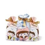 Birch & Co. Paper Return Gift Bags – Potli Bags,Return Gift Bags for Kids Birthday – Goodie Bag for Return Gift – Gift Covers Pouch for Birthday – Party Bags,Stripes,Pack 50,Multicolor
