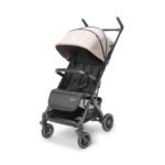 GOLITE Travel Stroller | Cabin Compatible Lightweight Stroller for Baby & Toddler | 5 Point Safety Harness | Full Recline | 360° Swivel Shock Absorber Wheels | Compact Fold | Mosquito Net Included | 0-4 Years (Up to 22 kg) Beige