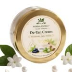 HERBAL PEARLS with a tagline Healthy & Organic Skin De-Tan Face Pack | Removes Tan & Sun Damage | Deep Cleansing & Brightening | Hydrating & Soothing Skincare | For Smooth & Radiant Skin (100gm)