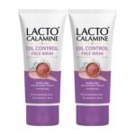 Lacto Calamine Face Wash For Oily Skin |100ml each- Pack of 2 | Kaolin Clay, Niacinamide & Vitamin E | Facewash Reduces Excess Oil, Controls Pimples, Blackheads & Whiteheads |Face wash For Women & Men