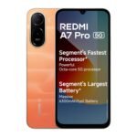 REDMI A7 Pro 5G (Sunset Orange, 4GB RAM,128GB Storage) | Segment’s Fastest Processor | Segment’s Largest Battery | Segment’s Largest & Smoothest 6.9in 120Hz Display