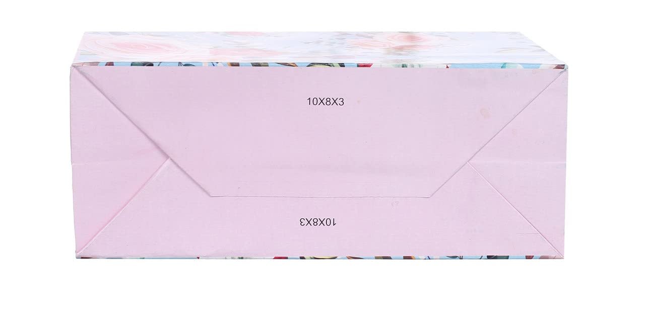 SAINIK’S – ACCESS TO QUALITY Light Blue Flowers Design Paper Bags/Gift Bag, Goodies Bag, Promotional Bag For Wedding Pack of 20 (25 X 20 X 8) CM ,746 gram SAINIK’S – ACCESS TO QUALITY Light Blue Flowers Design Paper Bags/Gift Bag, Goodies Bag, Promotional Bag For Wedding Pack of 20 (25 X 20 X 8) CM ,746 gram