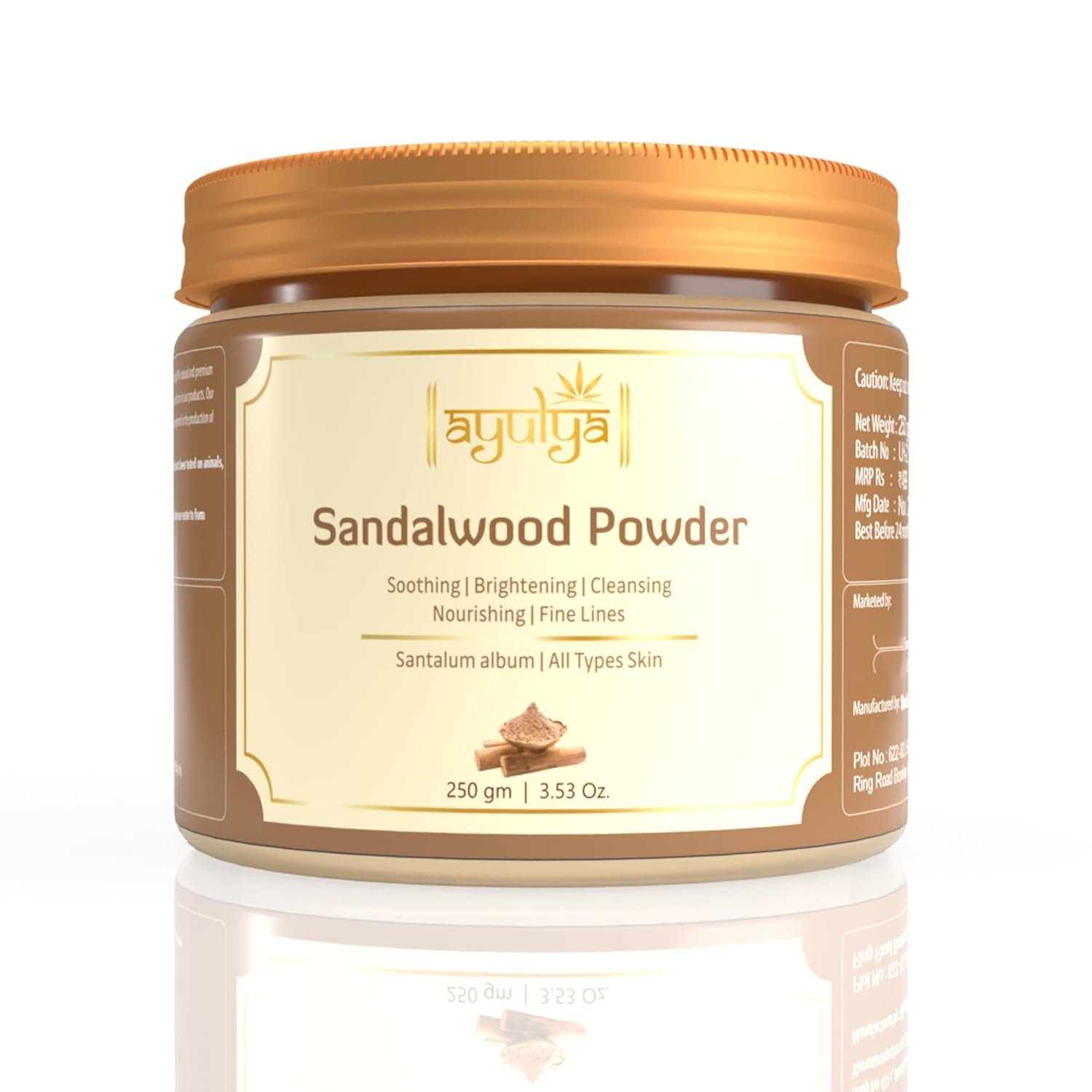 Sandalwood Powder (250gm) Pure and Natural Sandalwood for Skincare and glowing,refreshing dirt free skin.