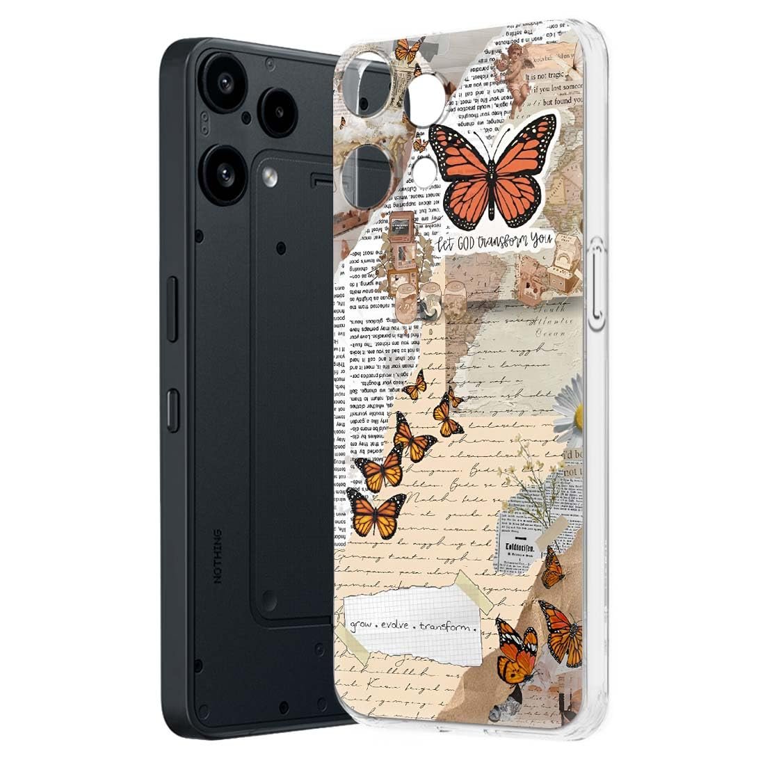 Soft Silicon Printed Designer Mobile Back Cover for Nothing Phone (3a) Lite 5G -D2266