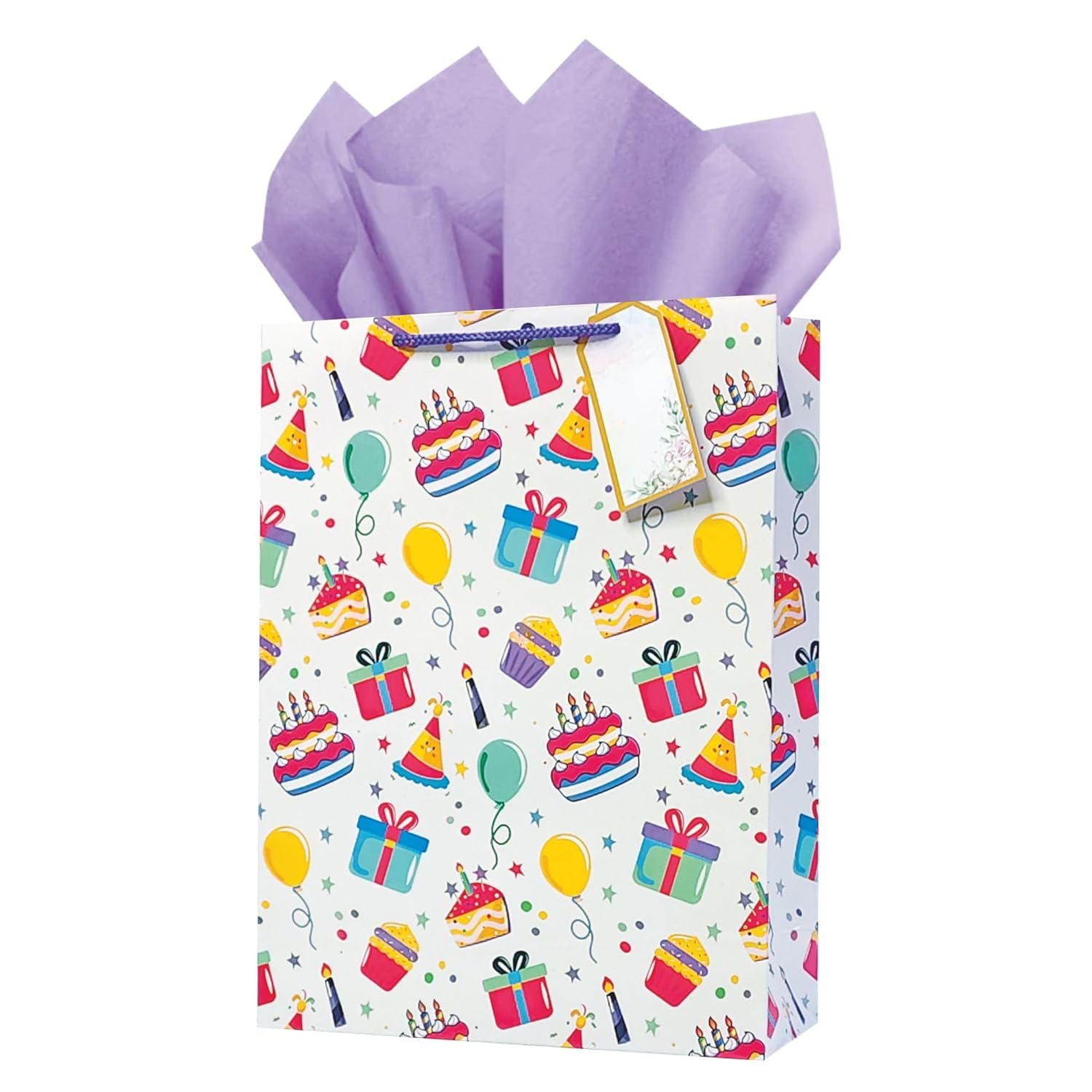Birthday Gift Bags Medium | Paper Bags for return gift | Paper Bags for Gifitng | Return gift bags for party | Pack of 10 Birthday Gift Bags Medium | Paper Bags for return gift | Paper Bags for Gifitng | Return gift bags for party | Pack of 10