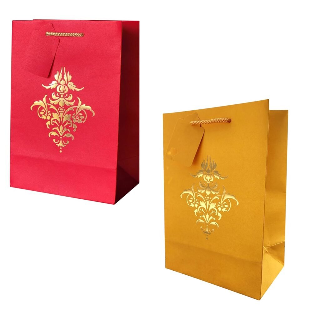 Flora Paperbags | Paper Bags for Gifting – Pack of 10 | Gift Bags with Handles for Return Gifts, Wedding, Birthday, Baby Shower, Diwali & Corporate Gifting | Paper Gift Bags| 7x10x4 inches Flora Paperbags | Paper Bags for Gifting – Pack of 10 | Gift Bags with Handles for Return Gifts, Wedding, Birthday, Baby Shower, Diwali & Corporate Gifting | Paper Gift Bags| 7x10x4 inches