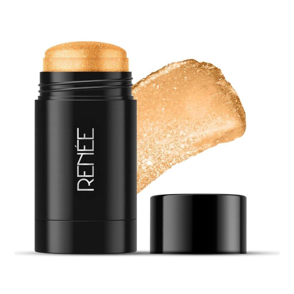 RENEE Hot Shot Face & Body Glowstick 30gm, Moisturizing, Weightless, Shimmery Finish Illuminating Stick | Infused With Rosehip & Avocado Oil, Boosts Skin Radiance Instantly
