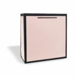 VESTTA -ELEGANCE REDEFINED Paper Gift Bag, 12 Inch(L) X 4.5 Inch(B) X 12 Inch(H), Plain Pastel With Black Border For Weddings,Birthdays, Christmas, Diwali With Gift Tags(Large, Pink)