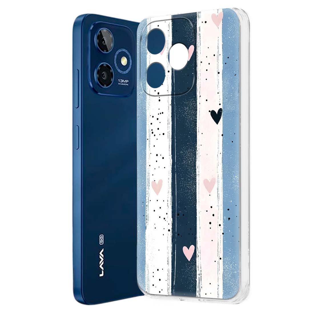 Soft Silicon Printed Designer Mobile Back Cover for Lava Shark 5G -D3291