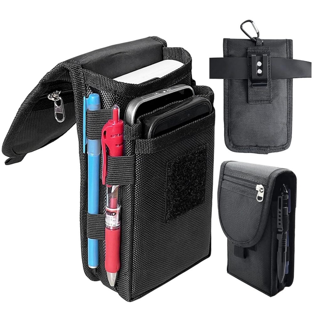 Belt Phone Pouch for Men,Dual Phone Holster with Belt Clip,Tactical Waist Cellphone Holder,Multi-Function Large Compatibility Smartphone Case for Daily Use,Outdoor Activity,Hiking,Camping,Working Belt Phone Pouch for Men,Dual Phone Holster with Belt Clip,Tactical Waist Cellphone Holder,Multi-Function Large Compatibility Smartphone Case for Daily Use,Outdoor Activity,Hiking,Camping,Working