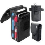 Belt Phone Pouch for Men,Dual Phone Holster with Belt Clip,Tactical Waist Cellphone Holder,Multi-Function Large Compatibility Smartphone Case for Daily Use,Outdoor Activity,Hiking,Camping,Working