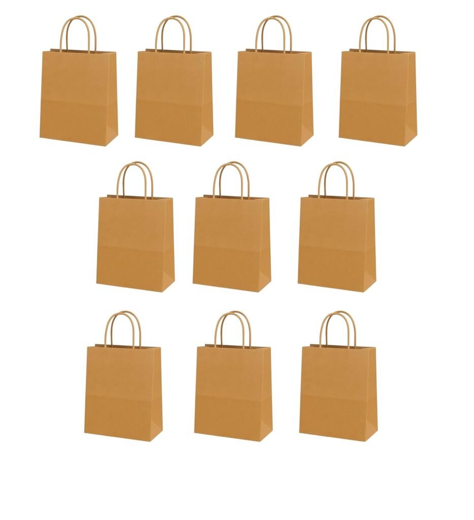 FROTOCITY STORE Brown Grocery Bags with Flat Bottom | Eco-Friendly Recyclable Shopping Bags | Kraft Paper Lunch Bags for Groceries, Retail, Takeout, Food (9 * 12 * 3 inch, Pack of 10) FROTOCITY STORE Brown Grocery Bags with Flat Bottom | Eco-Friendly Recyclable Shopping Bags | Kraft Paper Lunch Bags for Groceries, Retail, Takeout, Food (9 * 12 * 3 inch, Pack of 10)