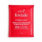 Foxtale 10% Vitamin C-Glutathione Brightening Face Serum for Glowing Skin, Treats Dark Spots, Pigmentation & Dullness, Beginner & Sensitive Skin Friendly | All Skin Types | Women & Men | 2ml