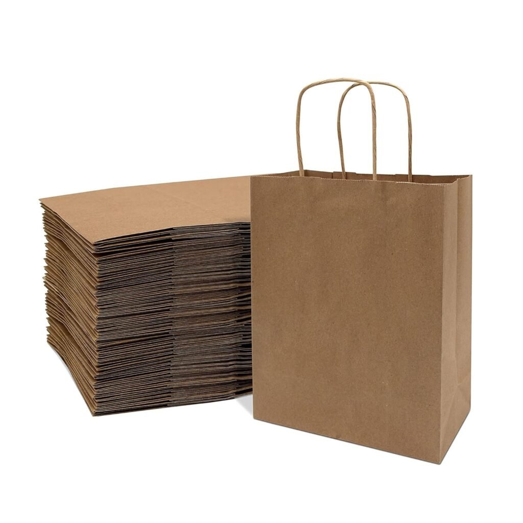 KESARDEEP MARKETING paper bags 10x4x12 inches_Pack of 50 Kraft Paper Shopping Bags, Paper Bags with Handles, Gift Bags, Brown Bags Bulk KESARDEEP MARKETING paper bags 10x4x12 inches_Pack of 50 Kraft Paper Shopping Bags, Paper Bags with Handles, Gift Bags, Brown Bags Bulk