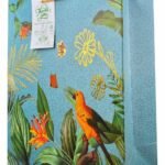 LAKS BUNDLE OF LOVE® – Gift Bags – Medium Size – 12x10x4 inch – With Seed Paper Thank You Card (Blue, Pack of 10)
