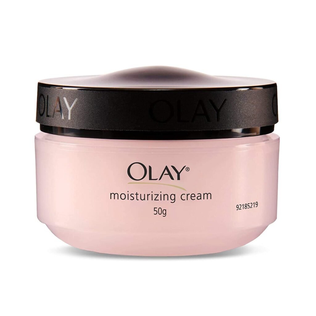 Olay Moisturizing Cream |Nourishing and moisturizing ingredients |All day moisture, Improves skin softness and smoothness |Suitable for Normal, Dry, Oily & Combination skin |50 gm Olay Moisturizing Cream |Nourishing and moisturizing ingredients |All day moisture, Improves skin softness and smoothness |Suitable for Normal, Dry, Oily & Combination skin |50 gm