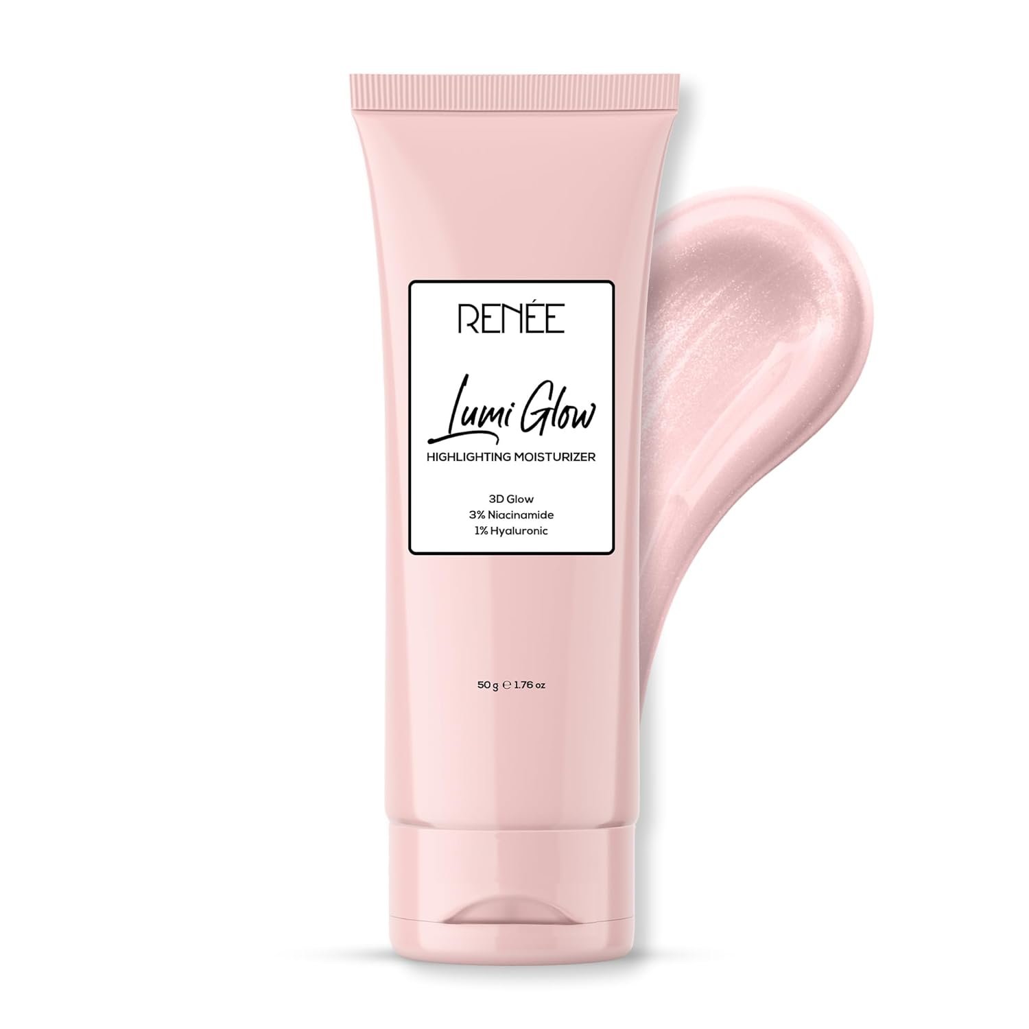 RENEE Lumi Glow Highlighting Moisturizer | Enriched with 3% Niacinamide & 1% Hyaluronic Acid | Non-Sticky | Glowing Skin | 50g RENEE Lumi Glow Highlighting Moisturizer | Enriched with 3% Niacinamide & 1% Hyaluronic Acid | Non-Sticky | Glowing Skin | 50g