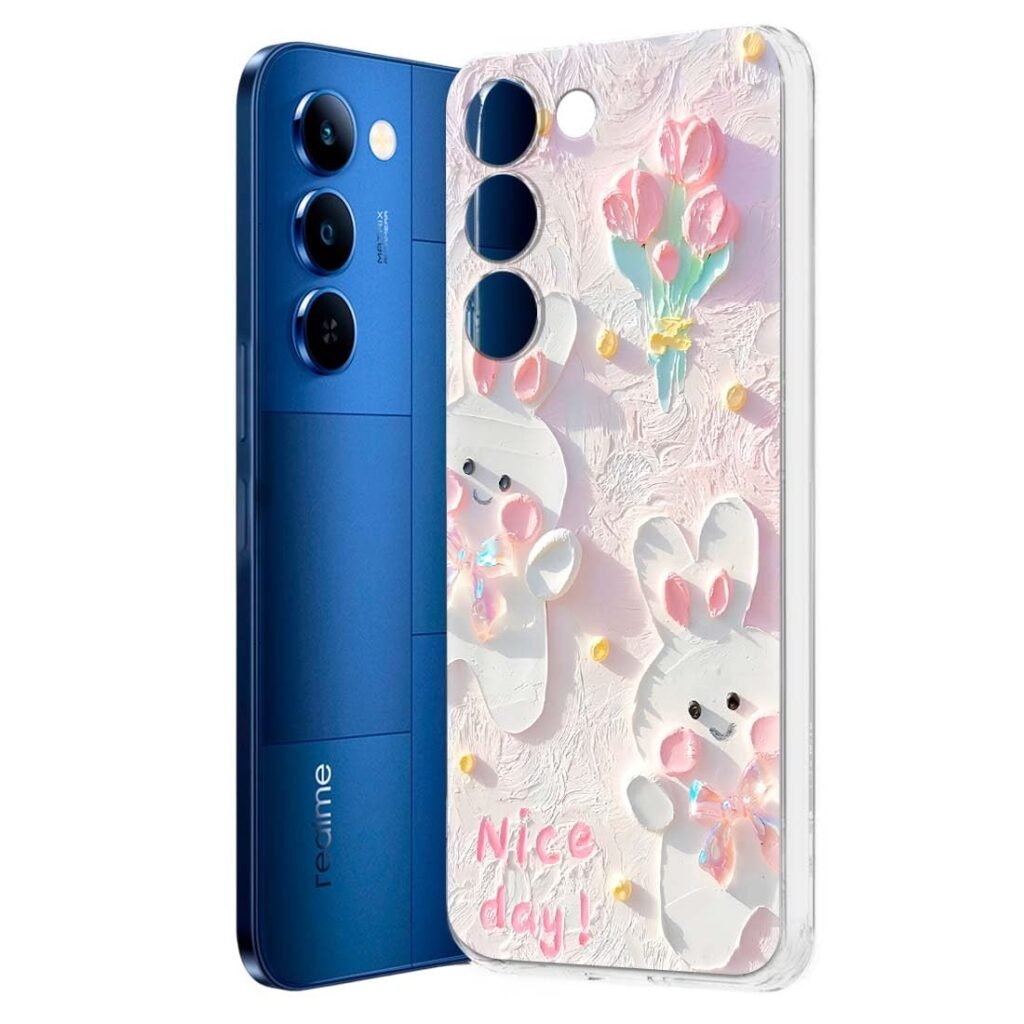 Soft Silicon Printed Designer Mobile Back Cover for Realme P4 Lite 5G -D2173