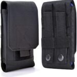 Tactical MOLLE Holster Army Mobile Phone Belt Pouch EDC Security Pack Carry Accessory Kit Waist Bag Case Compatible iPhone 13 Pro X XS Max XR 7 8 6/6s Plus Samsung Galaxy S10 S9 S8 Plus, Black Tactical MOLLE Holster Army Mobile Phone Belt Pouch EDC Security Pack Carry Accessory Kit Waist Bag Case Compatible iPhone 13 Pro X XS Max XR 7 8 6/6s Plus Samsung Galaxy S10 S9 S8 Plus, Black