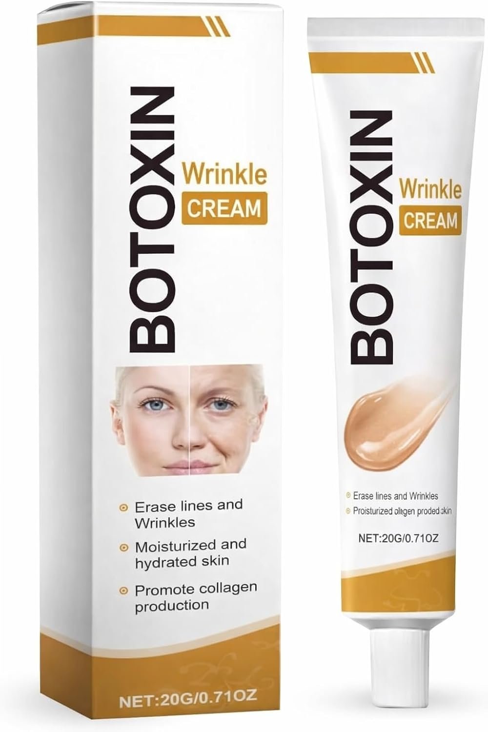 DIYORA Boto-X Wrinkle Removal Cream – 20g | Anti-Wrinkle, Firming & Moisturizing Face Cream for All Skin Typess | Rejuvenating Skincare