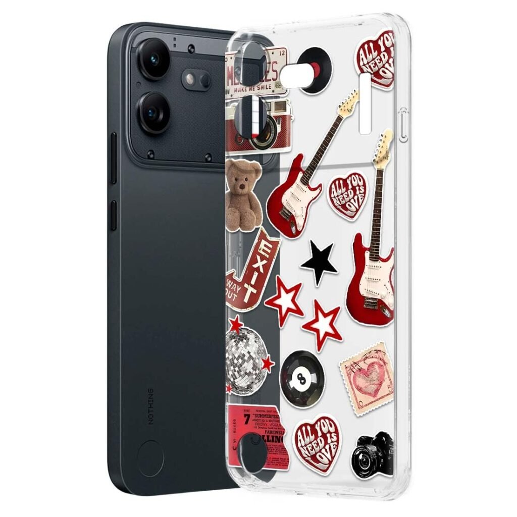 Designer Soft Back Cover Case Compatible for Nothing Phone 4b 5g, Printed,Transparent,Flexible, Silicon for Nothing Phone (4b) -D3319