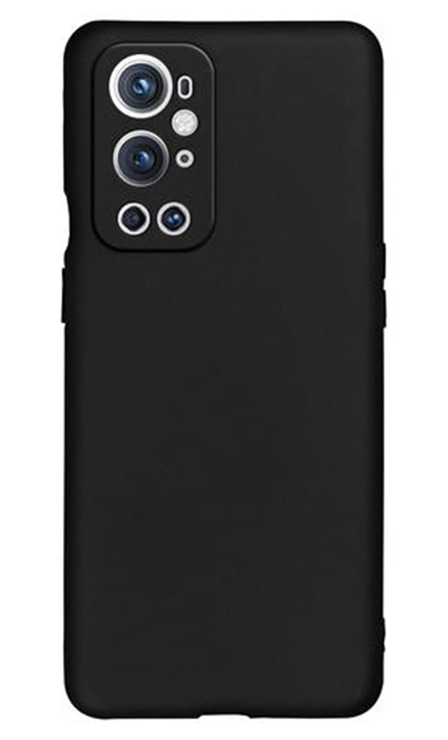 VickCases Minimalist Matte Black Phone Case for OnePlus 9 Pro – Flexible TPU Back Cover, Lightweight Shockproof Protection (18426) VickCases Minimalist Matte Black Phone Case for OnePlus 9 Pro – Flexible TPU Back Cover, Lightweight Shockproof Protection (18426)